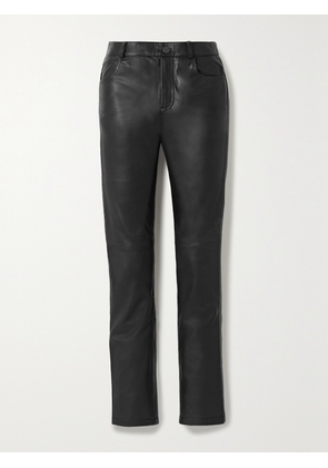 DEADWOOD - + Net Sustain Phoenix Leather Straight-leg Pants - Black - DK32,DK34,DK36,DK38,DK40,DK42