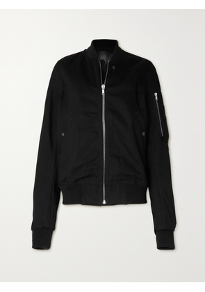 Rick Owens - Flight Denim Bomber Jacket - Black - x small,small,medium,large,x large,xx large