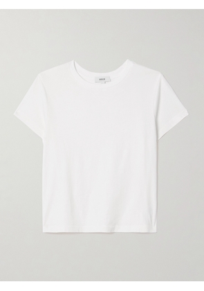 AGOLDE - Adine Cropped Organic Cotton-jersey T-shirt - Ecru - x small,small,medium,large,x large