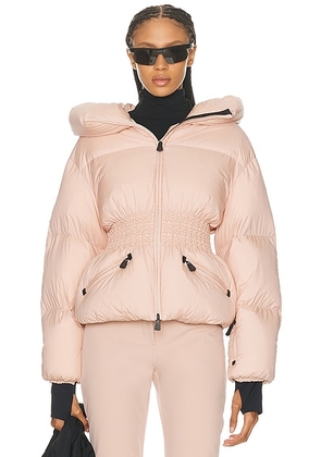 Moncler Grenoble Wollemi Jacket in Light Pink - Blush. Size 1/S (also in 0/XS, 2/M).