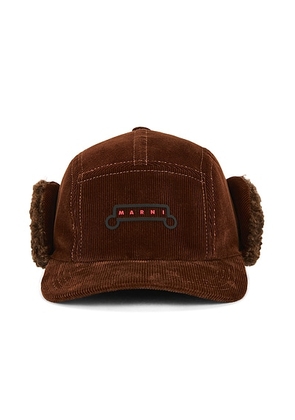 Marni Hat in Henne - Brown. Size M (also in ).
