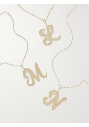 THE M JEWELERS - The Signature Script 10-karat Gold Necklace - A,B,C,D,E,F,G,H,I,J,K,L,M,N,O,P,Q,R,S,T,U,V,W,X,Y,Z