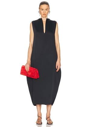 KHAITE Blanche Dress in Black - Black. Size S (also in M, XS).