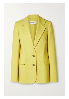MONSE - Oversized Wool-blend Blazer - Green - US0,US2,US4,US6,US8,US10,US12
