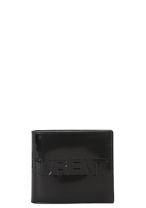 Saint Laurent YSL Wallet in Nero - Black. Size all.