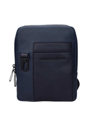 Piquadro Blue Leather Crossbody Bag