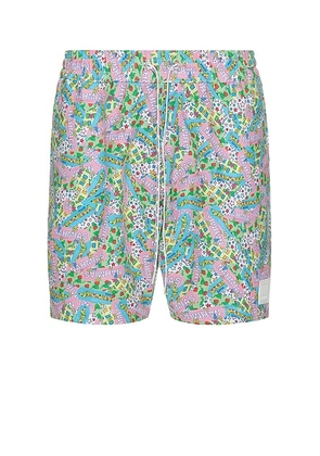 Nahmias Swim Trunks in Blue - Green. Size L (also in S).