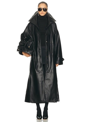 Karen Arcanjo Bree Coat in Black - Black. Size 34/36 (also in ).