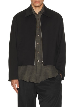 Our Legacy Mini Wool Jacket in Black Worsted Wool - Black. Size 50 (also in ).