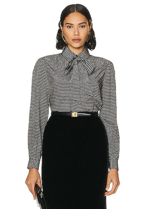 Saint Laurent Blouse in Noir Craie - Black. Size 40 (also in ).