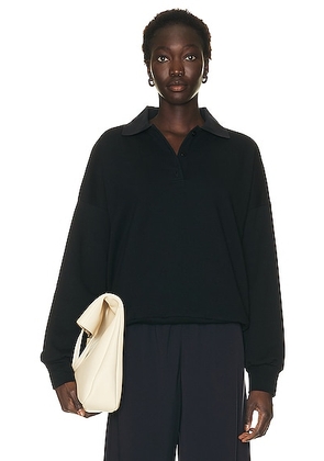 The Row Corzas Top in Dark Navy - Black. Size L (also in ).