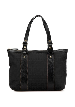 Fendi Pre-Owned 2000-2010 Zucchino Canvas handbag - Black