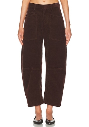NILI LOTAN Shon Pant in Merlot - Brown. Size 2 (also in 4, 6, 8).