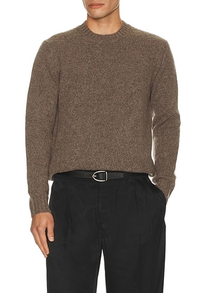 NN07 Lee Sweater in Tarmac - Brown. Size XXL/2X (also in L, XL/1X).