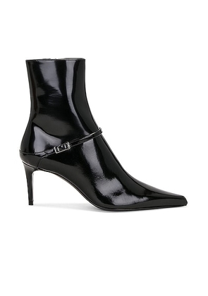 Saint Laurent Vendome Buckle Bootie in Nero - Black. Size 38 (also in 36, 36.5, 37, 38.5, 39).
