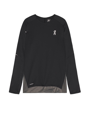 On Performance Long-T in Black & Eclipse - Black. Size S (also in XL/1X).