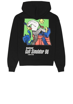 Metalwood Studio Simulator 98 Hooded Sweatshirt in Black - Black. Size M (also in S).