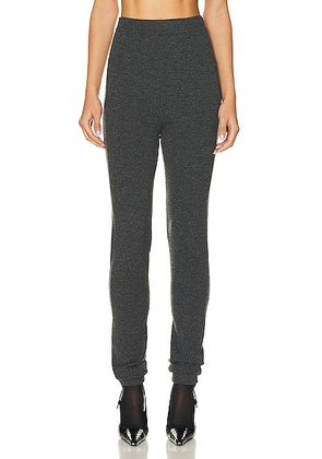 Saint Laurent Legging in Gris Chine Moyen - Grey. Size S (also in M, XL).
