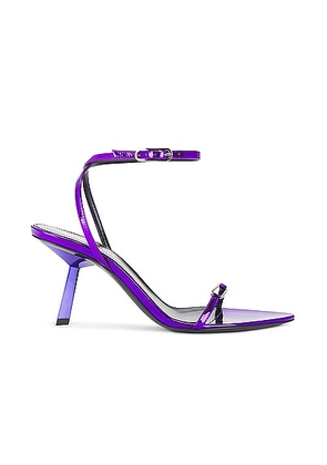 Saint Laurent Kitty Sandal Sandal in Plum Violet - Purple. Size 36.5 (also in 37, 37.5, 38.5, 39).