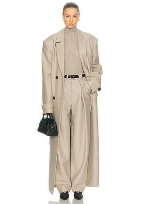 Karen Arcanjo Linu Coat in Cream - Cream. Size 38 (also in 40).
