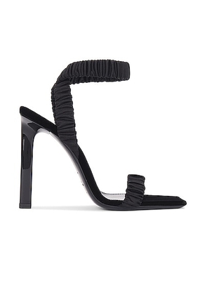 Saint Laurent Pam Sandal in Nero - Black. Size 36 (also in 36.5, 37, 39).