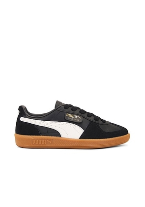 Puma Select Palermo Sneaker in Puma Black  Feather Gray  & Gum - Black. Size 10 (also in 11, 9.5).