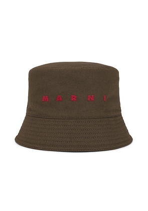 Marni Hat in Deep Sage - Sage. Size M (also in L).