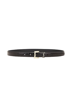 Saint Laurent Leather Belt in Fondente - Chocolate. Size 65 (also in 70, 75, 80, 85, 90).