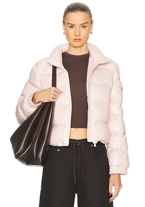 Moncler Petra Jacket in Rose Quicksand - Blush. Size 3/L (also in ).