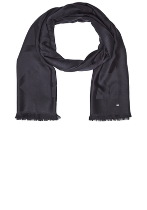 Saint Laurent YSL Scarf in Black - Black. Size all.