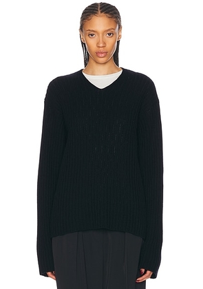 The Row Gustave Top in Dark Navy - Navy. Size XL/1X (also in M).