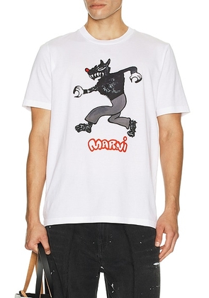 Marni T-Shirt in Lily White - White. Size 46 (also in 48, 50, 52).