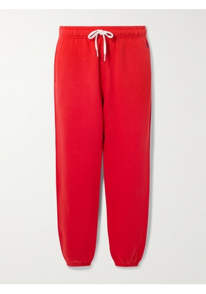 Polo Ralph Lauren - Embroidered Cotton-blend Sweatpants - xx small,x small,small,medium,large,x large