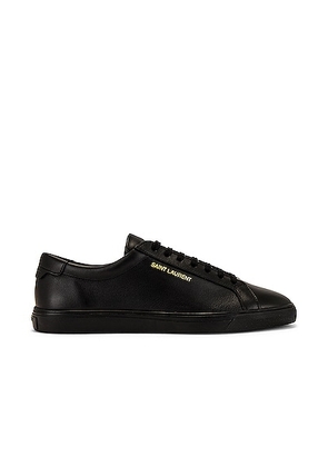 Saint Laurent Andy Sneaker in Black - Black. Size 41 (also in 45).