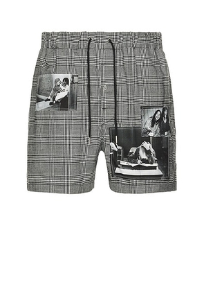 TAKAHIROMIYASHITA The Soloist Trunks Short in Glencheck - Black. Size 50 (also in ).