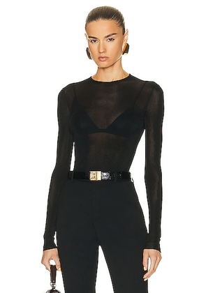 Saint Laurent Long Sleeve Sweater in Noir - Black. Size XL (also in ).