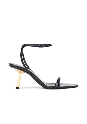 Saint Laurent Lidya Sandal in Nero - Black. Size 36 (also in 36.5, 37, 38, 39).