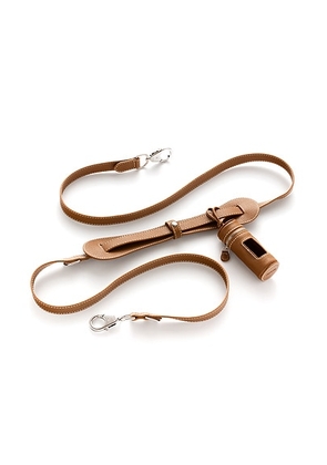 PAGERIE The Tascher Leash in Saddle - Brown. Size all.