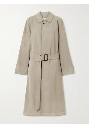 Maison Margiela - Belted Wool-gabardine Trench Coat - Neutrals - 40,42,44,46