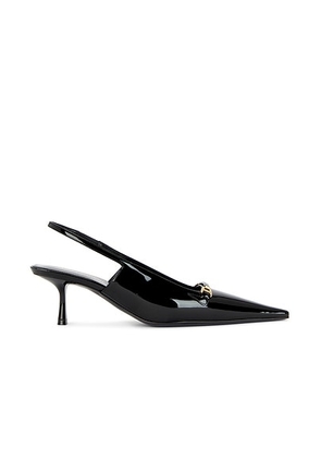 Saint Laurent Carine Slingback Pump in Nero - Black. Size 37.5 (also in 37, 38.5, 39, 39.5, 40).