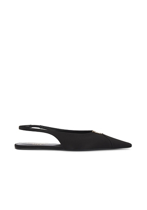 Saint Laurent Babylone Flat in Nero - Black. Size 36.5 (also in 36, 37, 38, 38.5, 39.5).