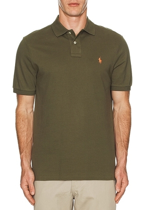 Polo Ralph Lauren Mesh Short Sleeve Polo in Canopy Olive - Olive. Size M (also in L, S, XL/1X).