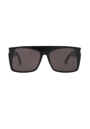Saint Laurent SL 651 Vitti Sunglasses in Black - Black. Size all.