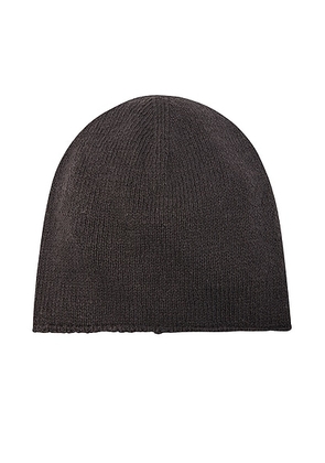 The Row Rodrigo Beanie in Dark Grey - Grey. Size M/L (also in XS/S).