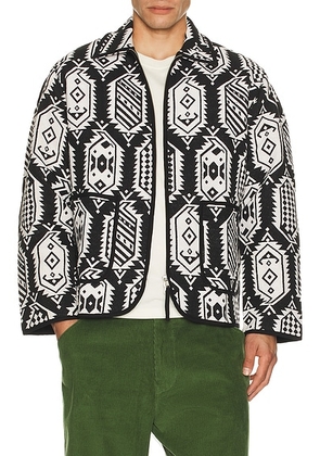 Kardo Amardeep Full Zip Jacket in Multi - Black. Size M (also in L, S, XL/1X).