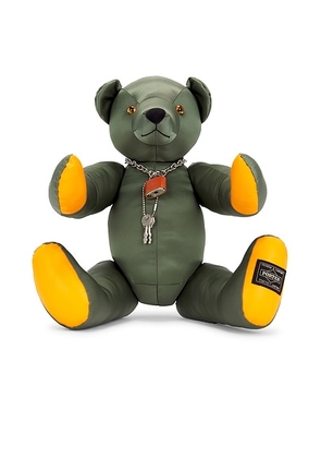 Porter-Yoshida & Co. Grizzly Bear With Original Padlock in Sage Green - Green. Size all.