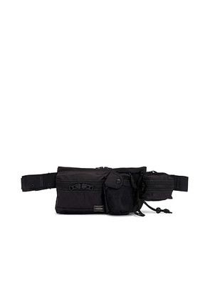 Porter-Yoshida & Co. All Waist Bag With Pouches in Black - Black. Size all.