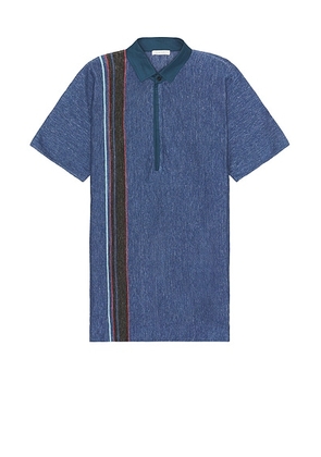 The Row Eddie Top in Blue Shade - Blue. Size XL (also in L).