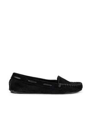 The Row Mabel Moc Loafer in Black - Black. Size 37 (also in 39).