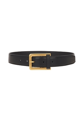 Saint Laurent Leather Belt in Nero - Black. Size 65 (also in 70, 75, 80, 85).